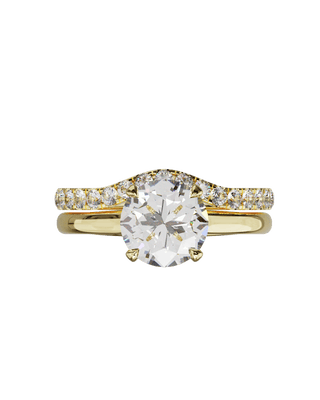 Alliance Classique Sertie Or Jaune - Origine & Co