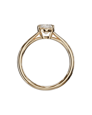 Bague Classique Ovale Or Rose - Origine & Co