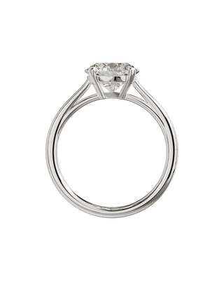 Bague Classique Ronde Or Blanc - Origine & Co