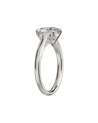 Bague Classique Ronde Or Blanc - Origine & Co