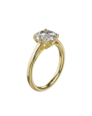 Bague Classique Ronde Or Jaune - Origine & Co