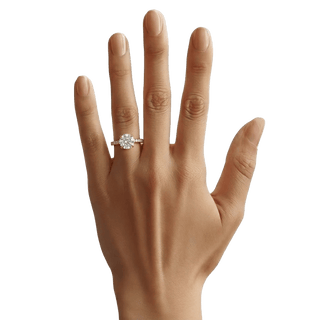 Bague Classique Sertie Ronde Or Rose - Origine & Co