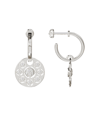 Boucles d'Oreilles Daisy Light Or Blanc - Origine & Co