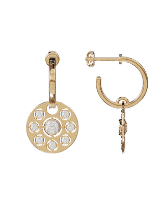 Boucles d'Oreilles Daisy Light Or Rose - Origine & Co