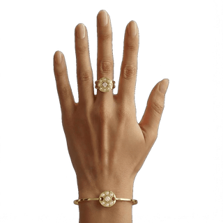 Bracelet Daisy Light Or Jaune - Origine & Co