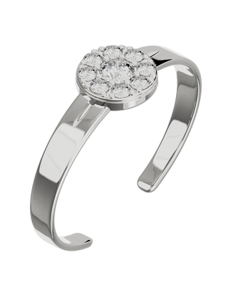 Bracelet Daisy Or Blanc - Origine & Co