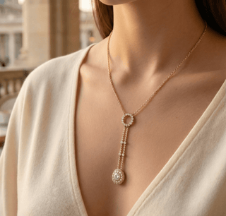 Collier Cravate Éclora Or Jaune - Origine & Co