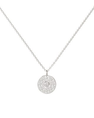 Pendentif Daisy Light Or Blanc - Origine & Co