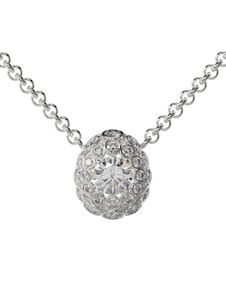 Pendentifs Éclora Or Blanc - Origine & Co